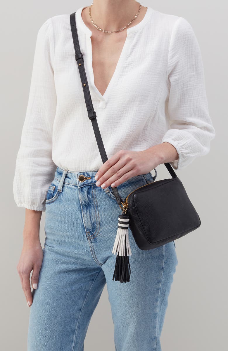 HOBO Small Renny Leather Crossbody Bag, Alternate, color,