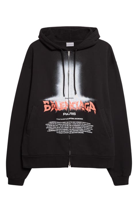 Oversize The Door Zip Hoodie
