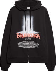 Balenciaga Oversize The Door Zip Hoodie