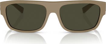 57mm Rectangular Sunglasses