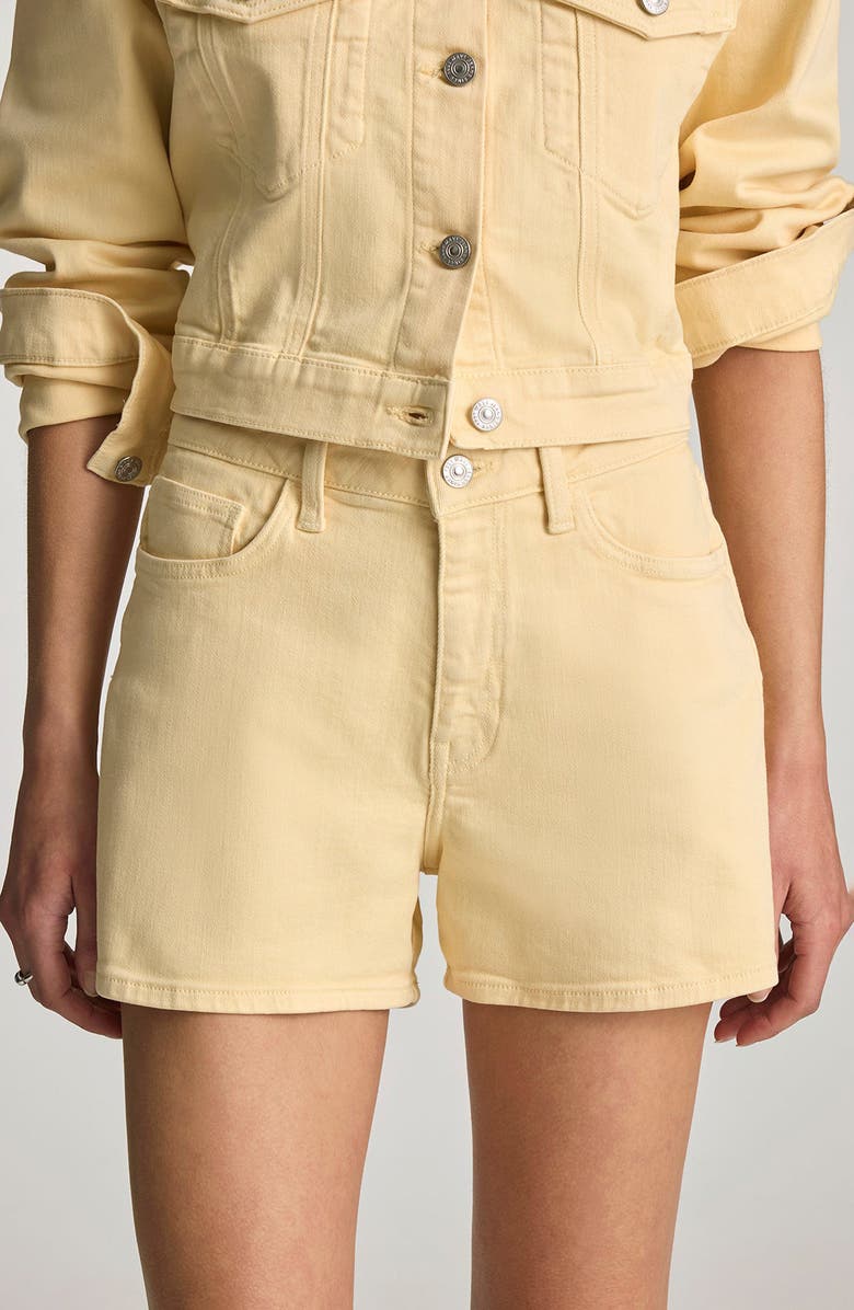 Mavi Jeans Heidi High Waist Denim Shorts, Alternate, color, 