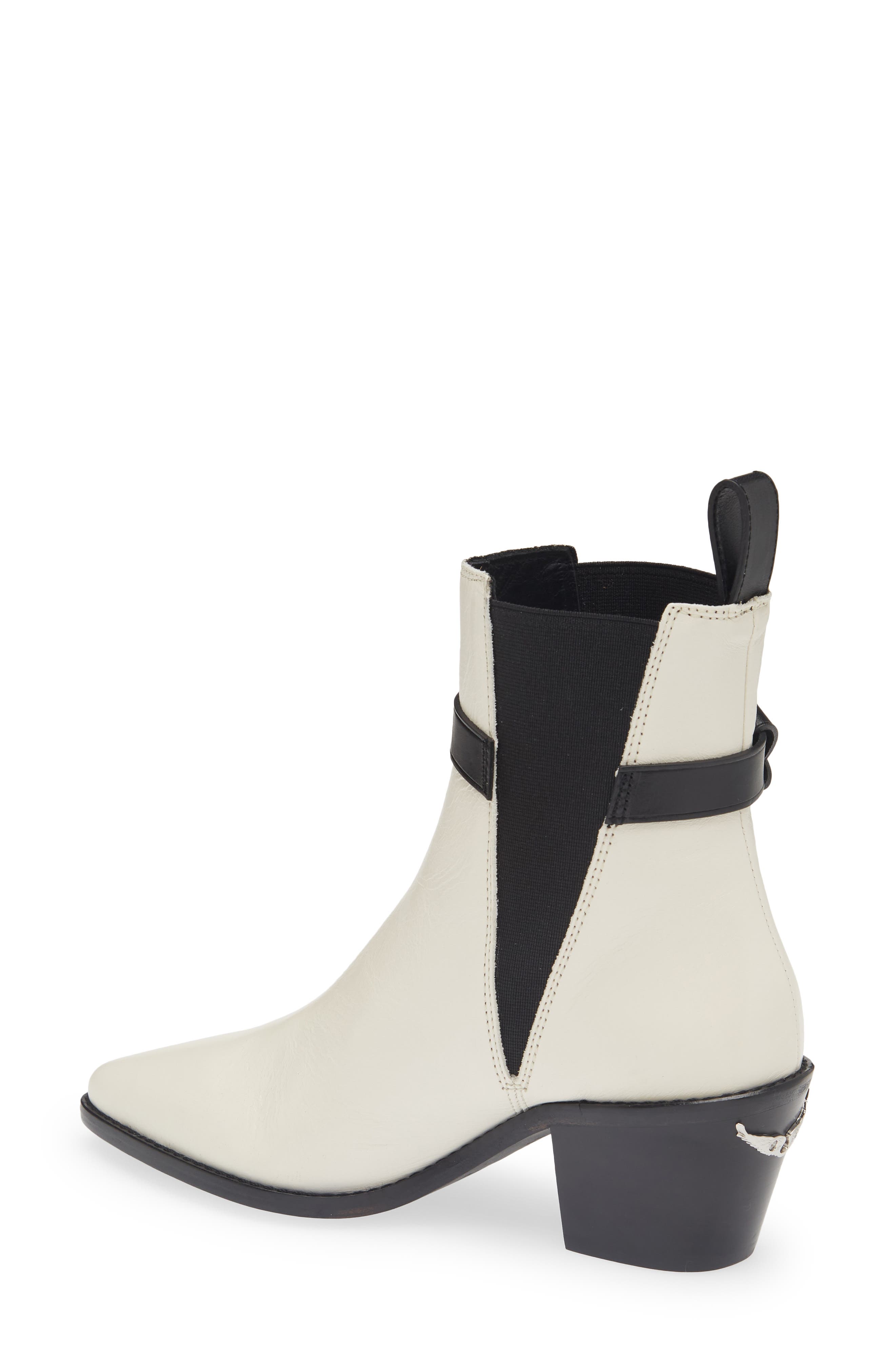 Tyler Cecilia Leather Bootie, Alternate, color, ICE