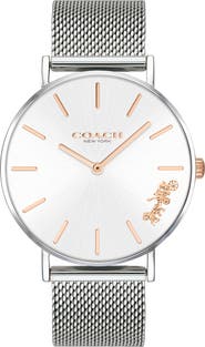COACH Perry Mesh Strap Watch, 36mm