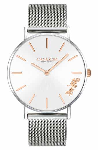 COACH Perry Mesh Strap Watch, 36mm