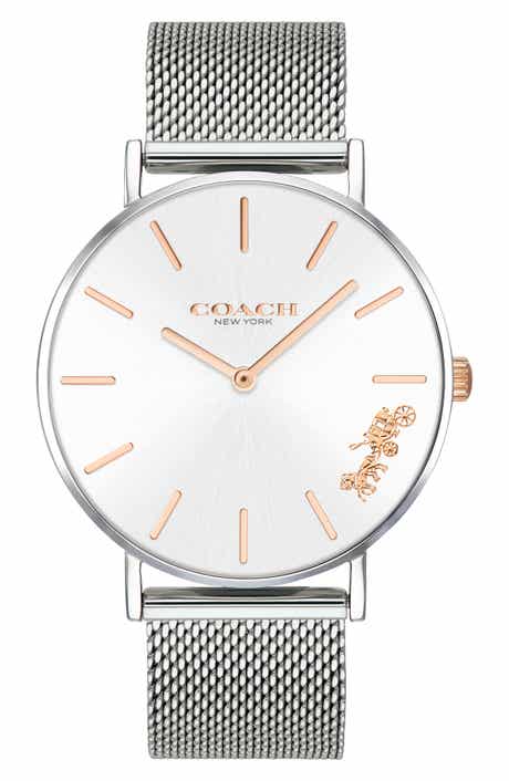 COACH Perry Mesh Strap Watch, 36mm