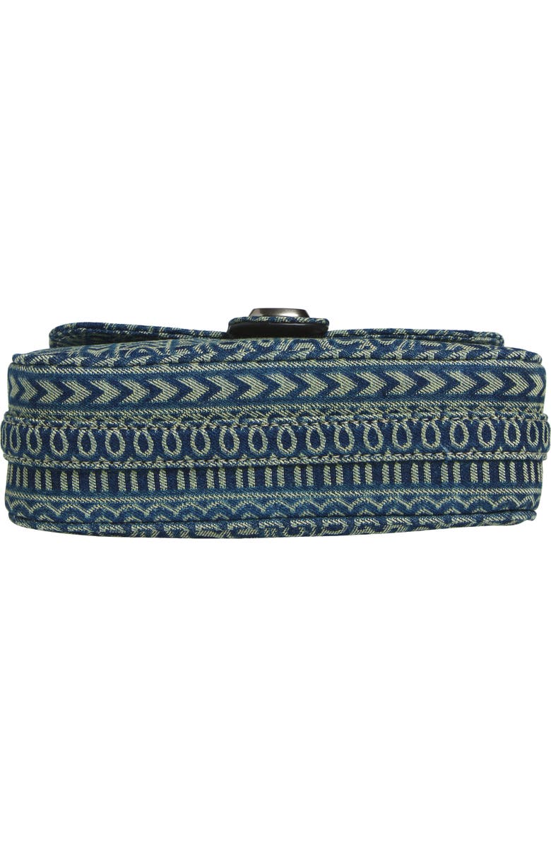 Marc Jacobs The Monogram Sun-Faded Denim Clover Shoulder Bag, Alternate, color,