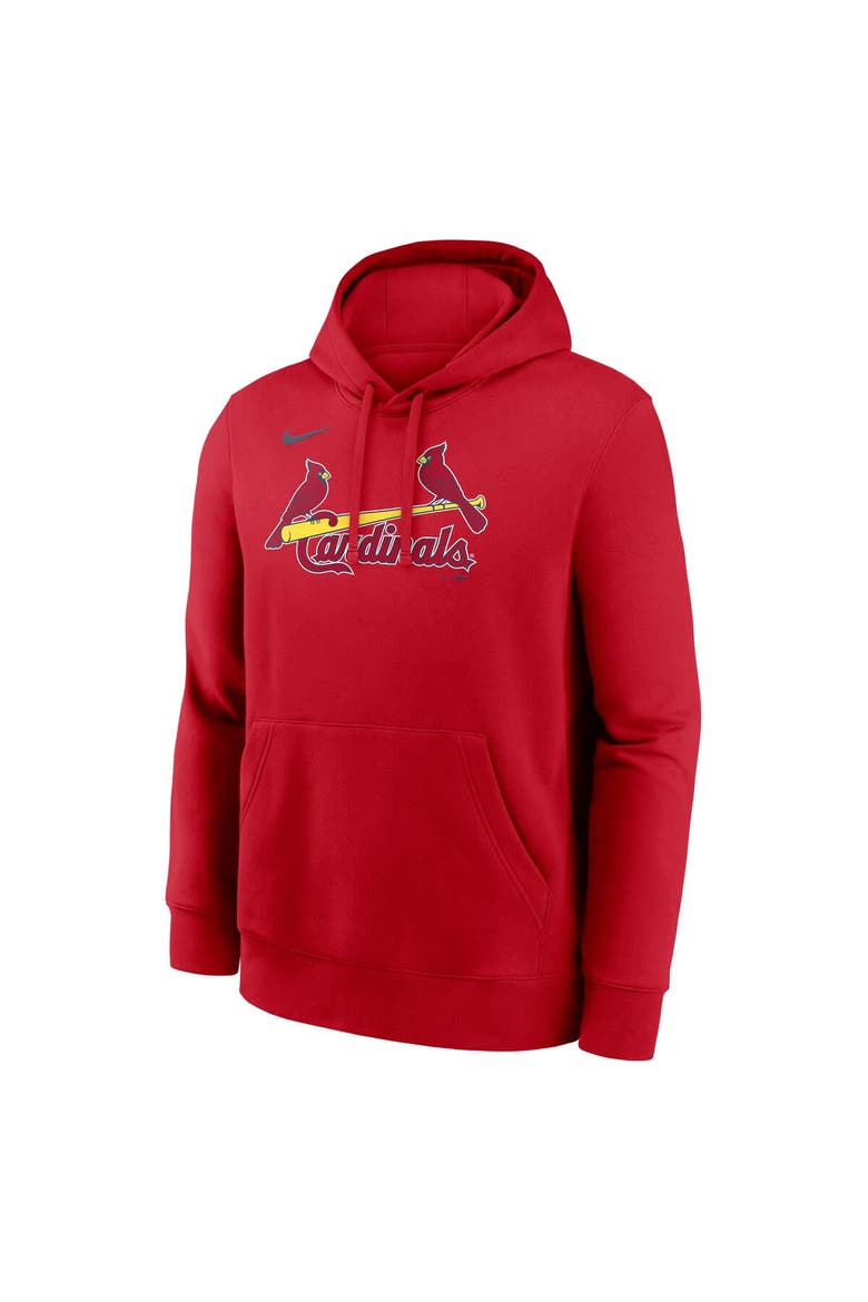 Men's Nike Red St. Louis Cardinals Dri-Fit Club Hoodie, Alternate, color, Red