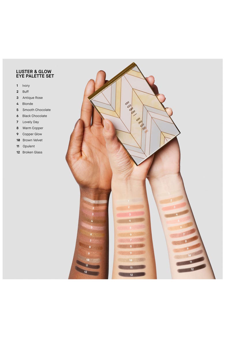 Luster & Glow Eyeshadow Palette & Mascara Set $170 Value, Alternate, color, NO COLOR
