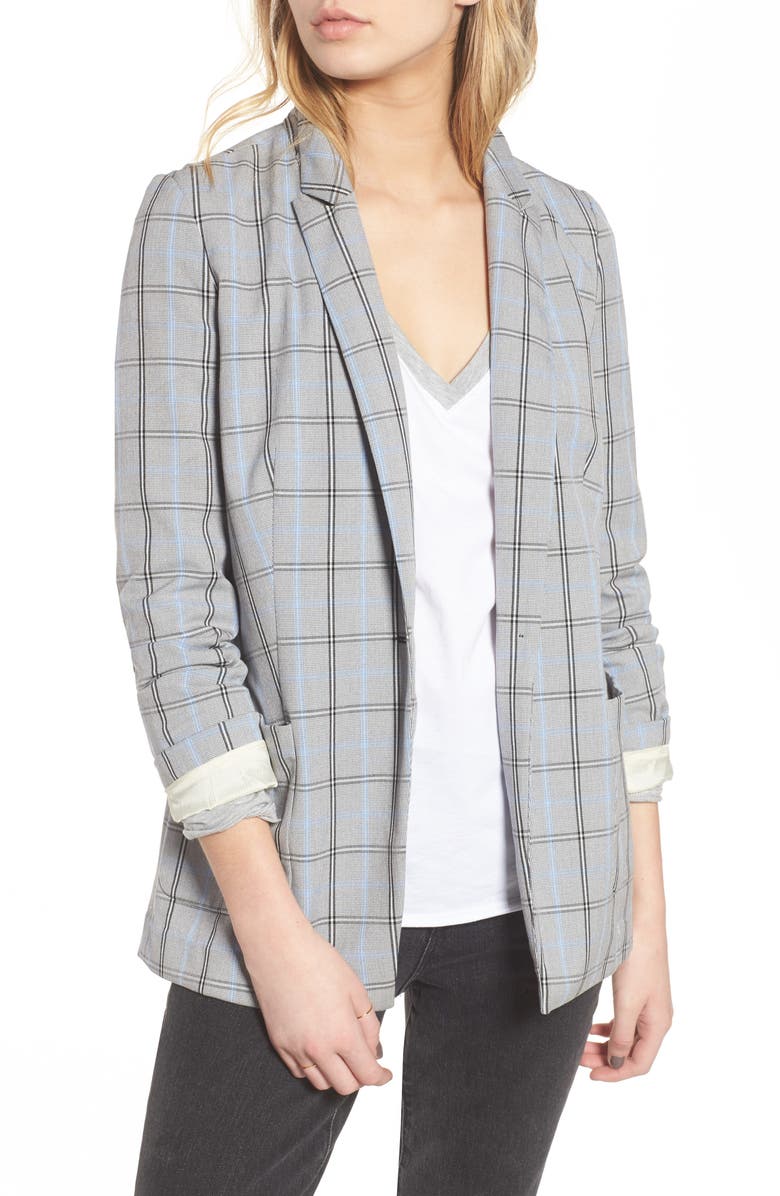 Treasure & Bond Plaid Blazer, Main, color,