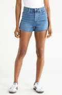 PAIGE Margot Raw Hem Shorts