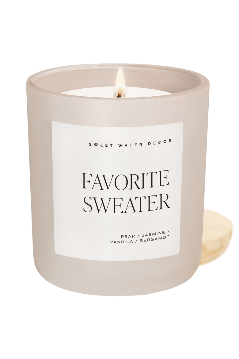 15 oz Matte Candle, Main, color, Favorite Sweater