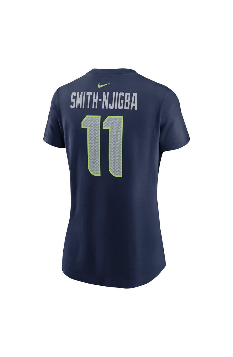 Nike Women's Nike Jaxon Smith-Njigba College Navy Seattle Seahawks Super Bowl LX Patch Name & Number T-Shirt, Alternate, color, College Navy