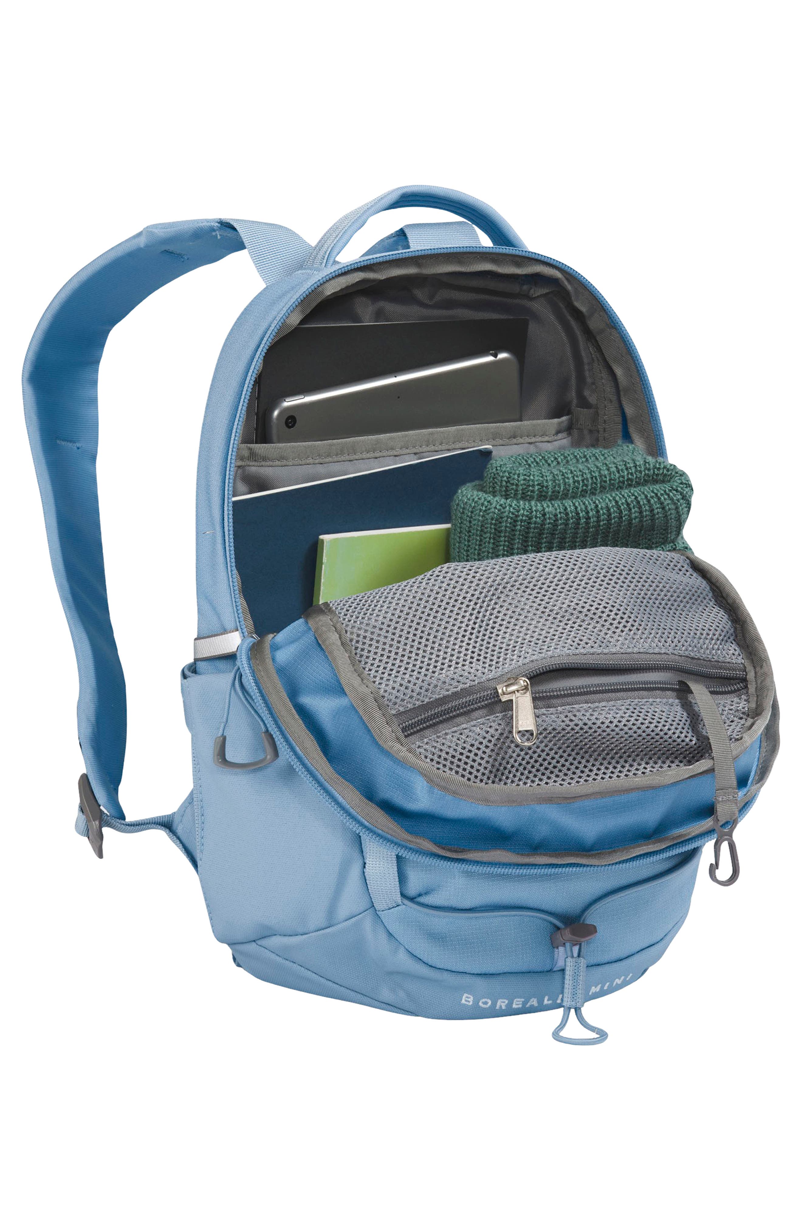 Borealis Water Repellent Mini Backpack, Alternate, color, STEEL BLUE DARK HEATHER