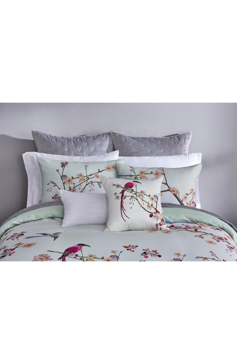 Ted Baker London Cherry Blossom Print Duvet Cover & Sham Set, Alternate, color, 