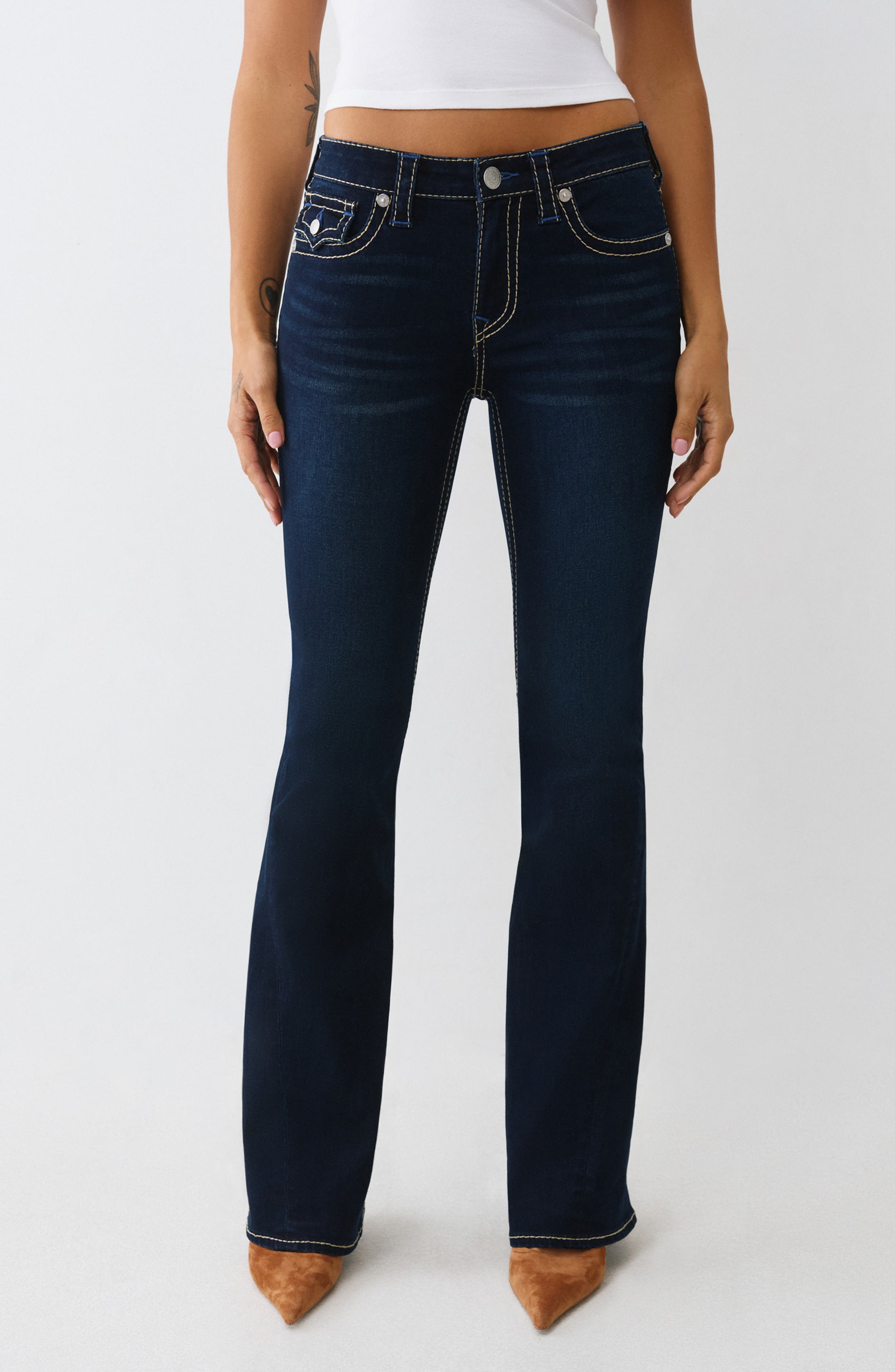 Joey Big-T Low Rise Flare Jeans