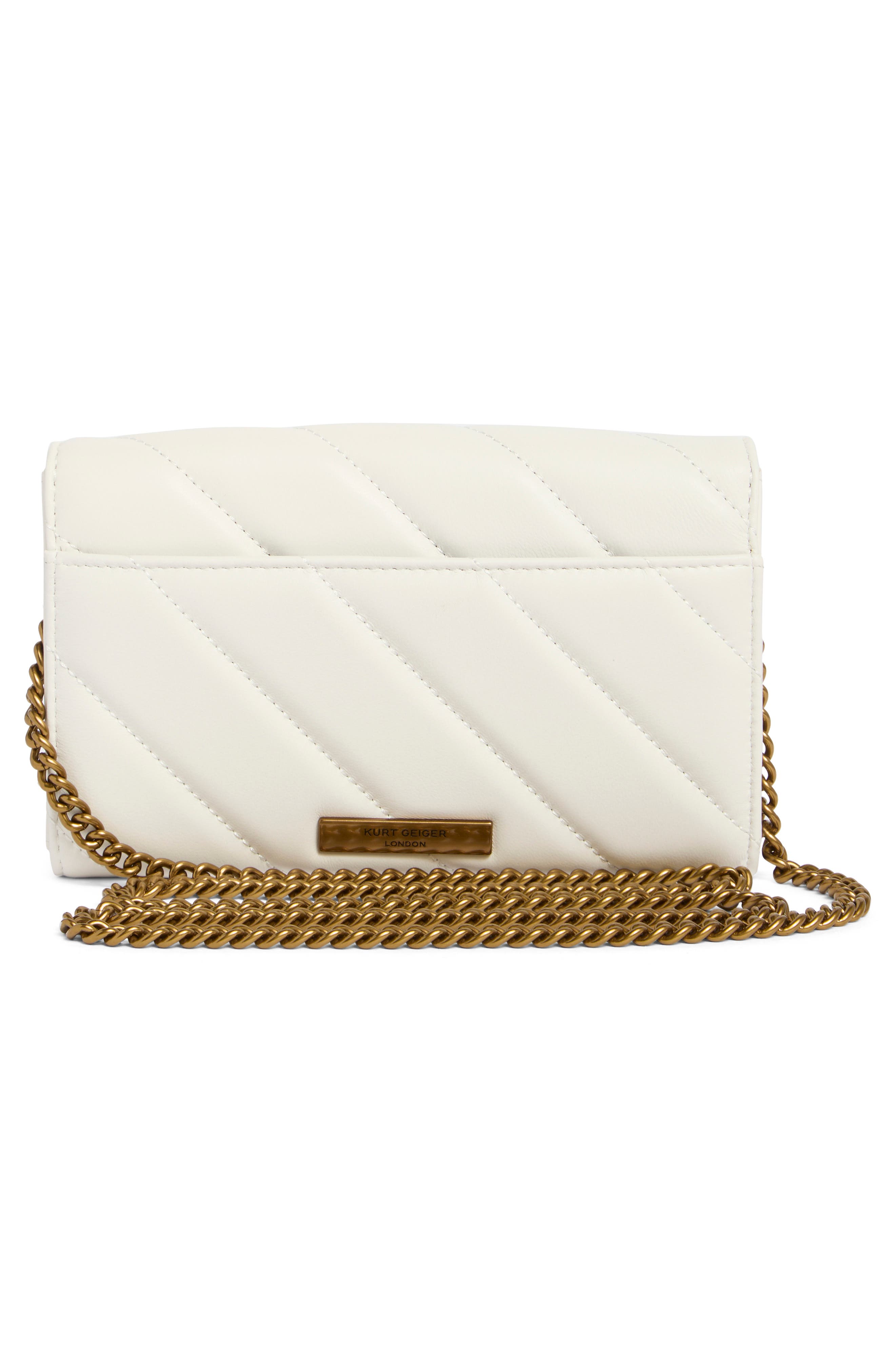 Kurt Geiger London Soho Chain Wallet Crossbody Clutch, Alternate, color, 