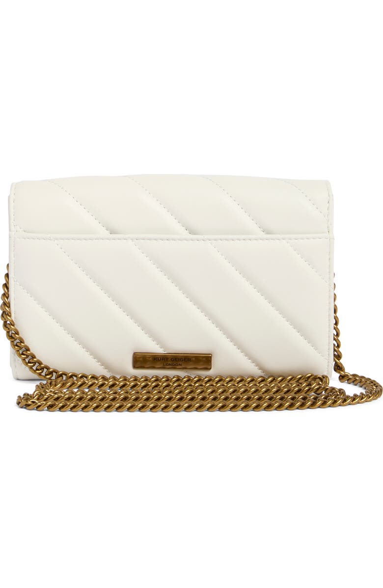 Kurt Geiger London Soho Chain Wallet Crossbody Clutch, Alternate, color,