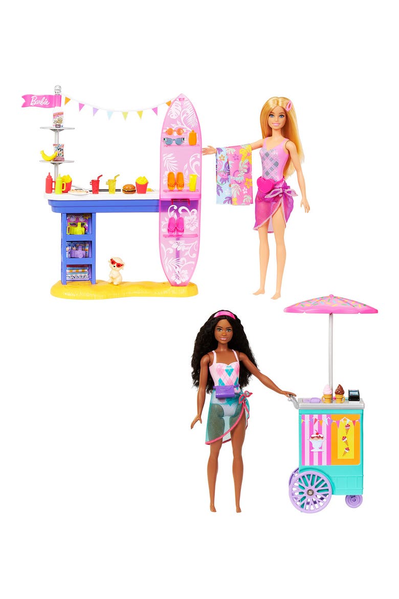 Malibu Barbie® & Brooklyn Beach Boardwalk Playset, Alternate, color, NONE