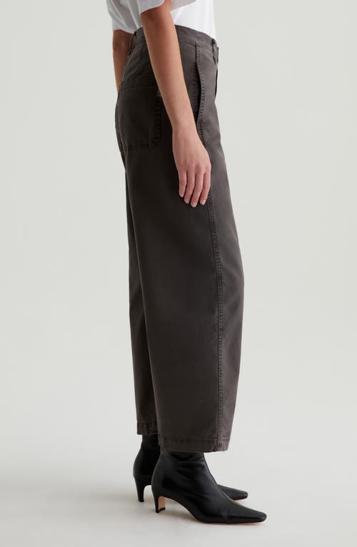 Ag Fiona Barrel Jeans In Sulfur Misty Grey