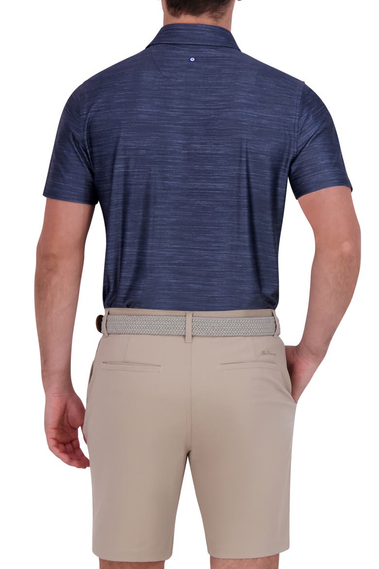 Mélange Stretch Tech Polo, Alternate, color, NAVY