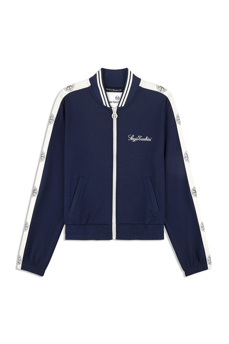 Women's Bussola Track Jacket, Alternate, color, MARITIME BLUE