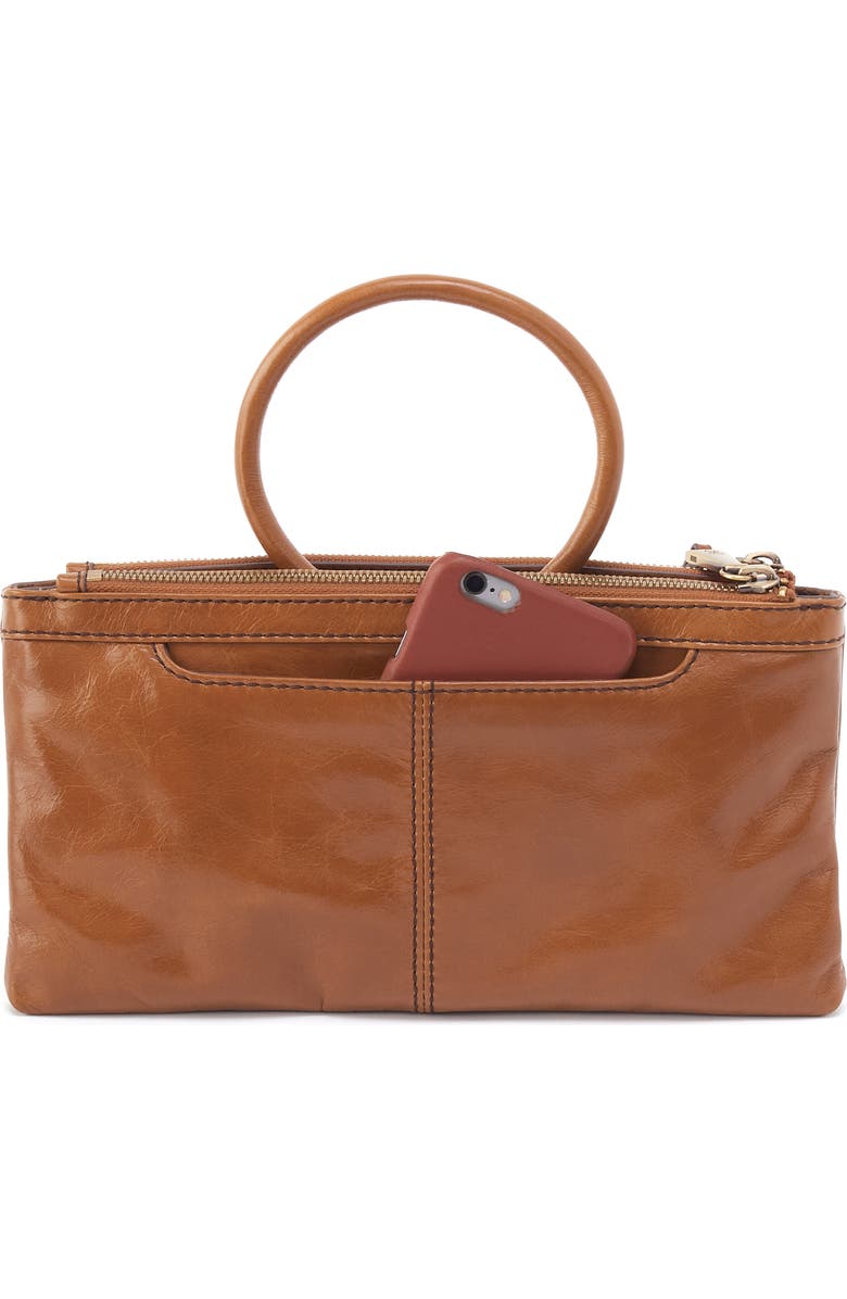 HOBO Sable Leather Crossbody Bag, Alternate, color, Truffle