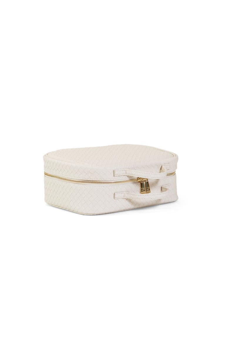 Woven Sand Makeup Bag, Alternate, color, Tan