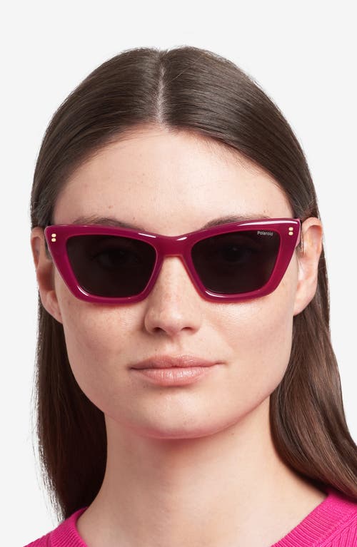 Polaroid 54mm Polarized Cat Eye Sunglasses