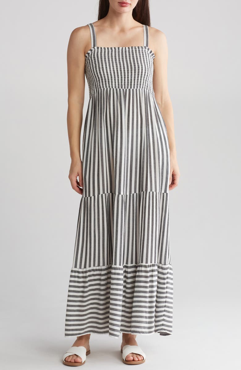BOHO ME Stripe Cover-Up Sundress, Main, color,