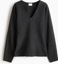H&M Knitted V-neck Top