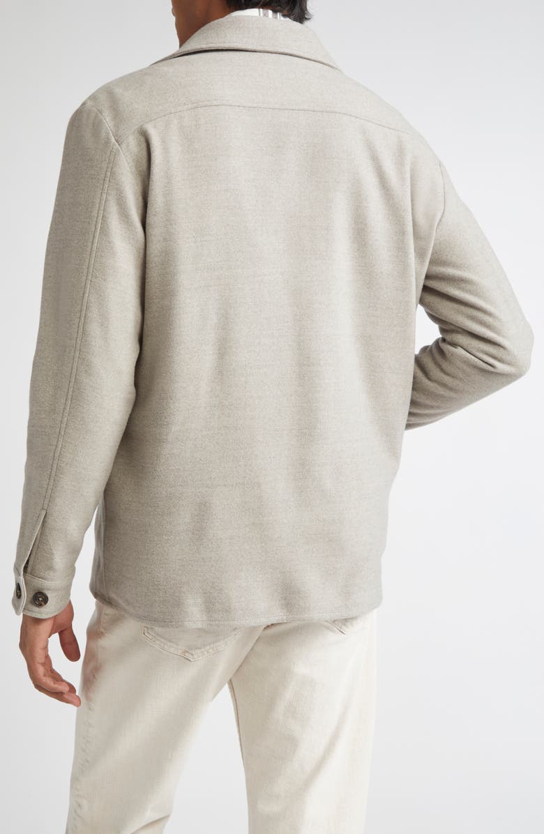 Eleventy Wool Overshirt, Alternate, color, 80 Clay