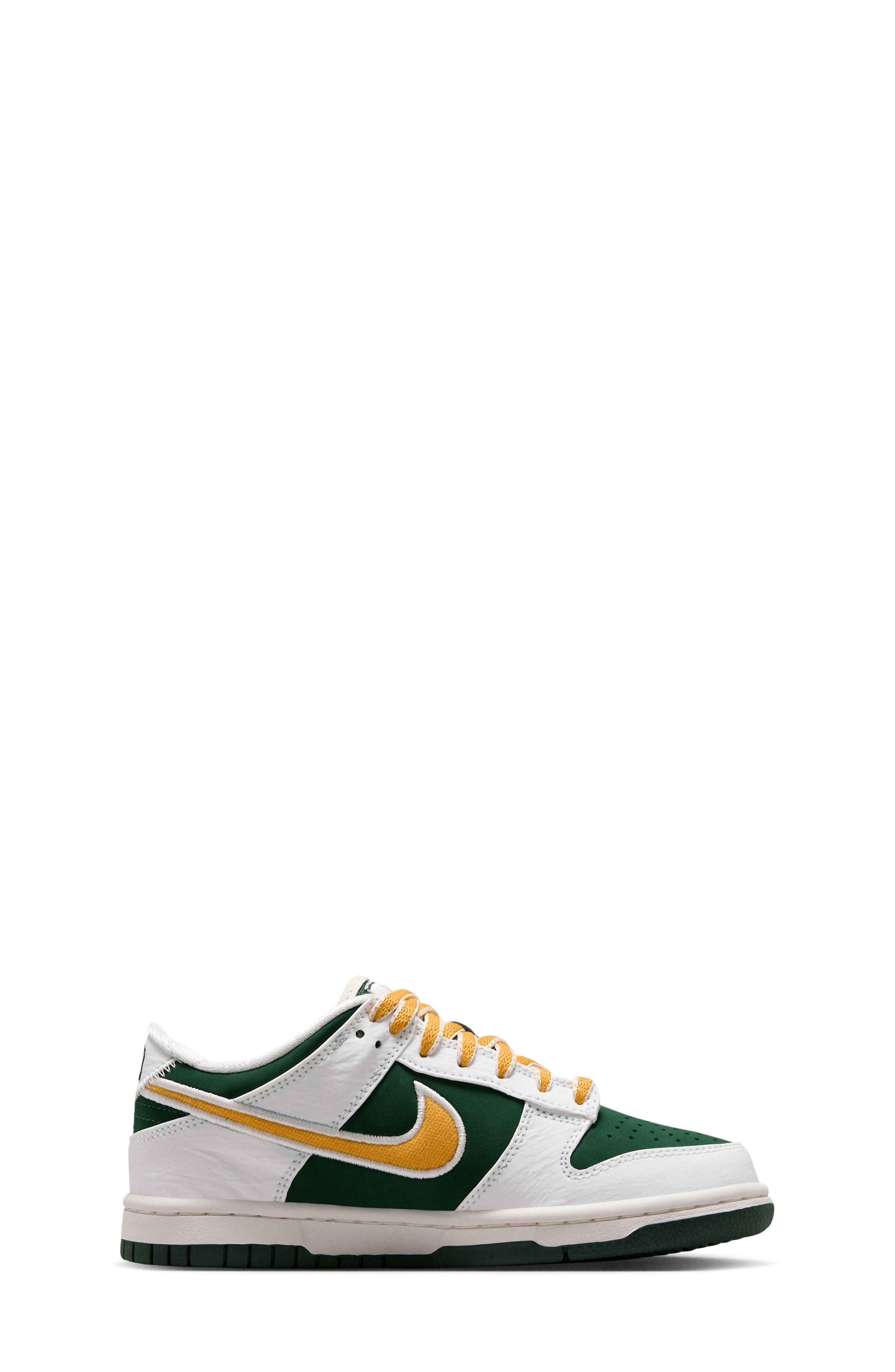 Kids' Dunk Low LV8 Sneaker, Alternate, color, 100 SAIL/UNIGLD