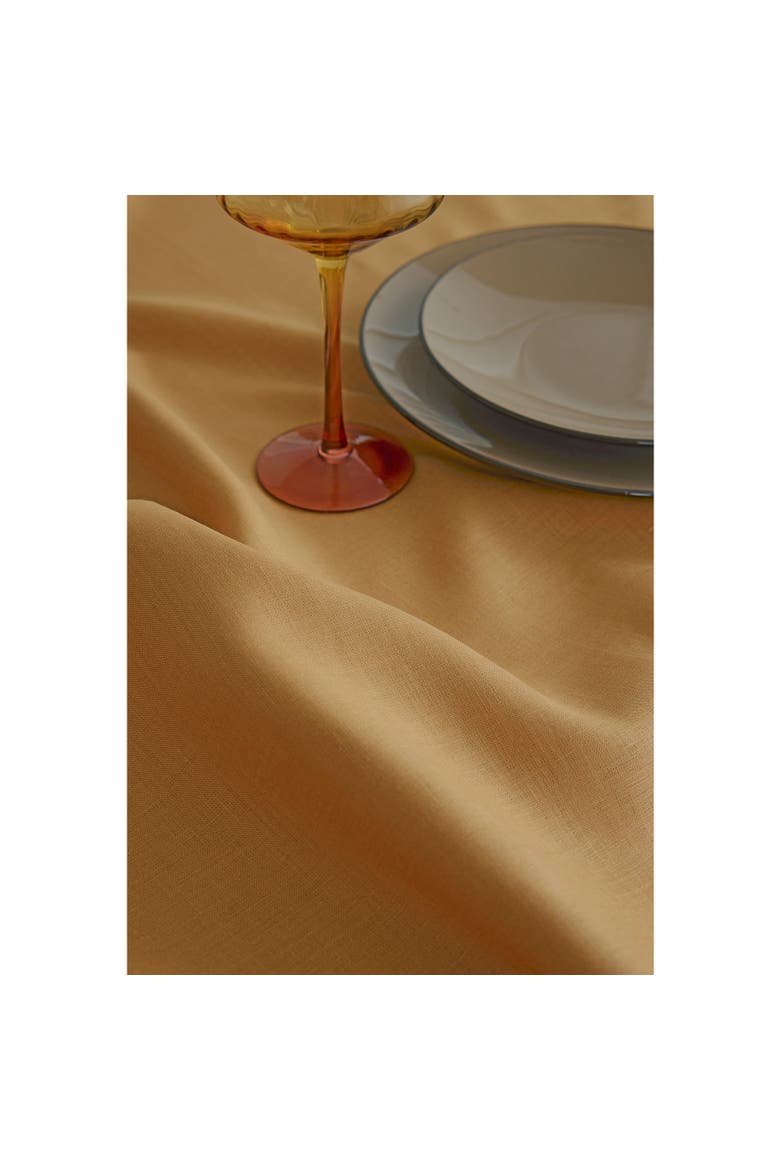 Linen Dinner Napkins Set of 4, 20 x 20" - Fete, Alternate, color, Caramel