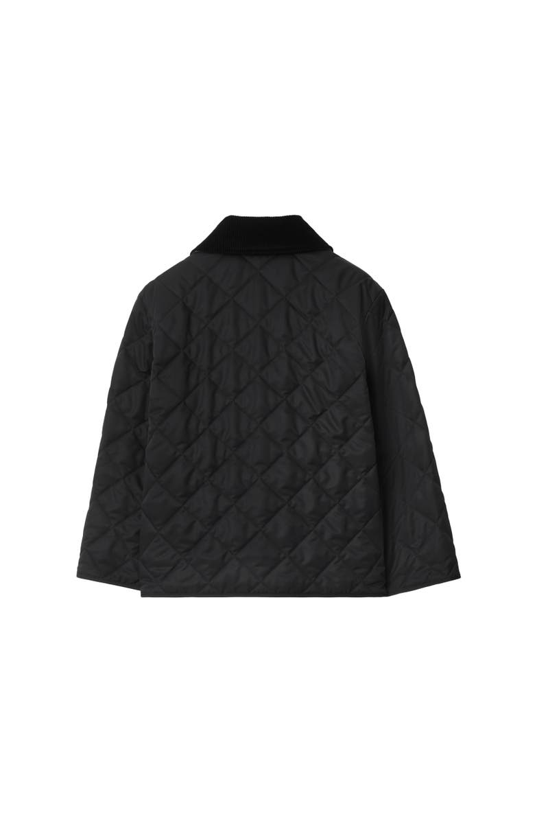 Burberry Quilted Barn Jacket, Alternate, color, Black