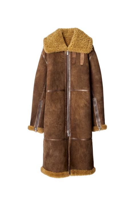 Shearling Designer Coats Nordstrom