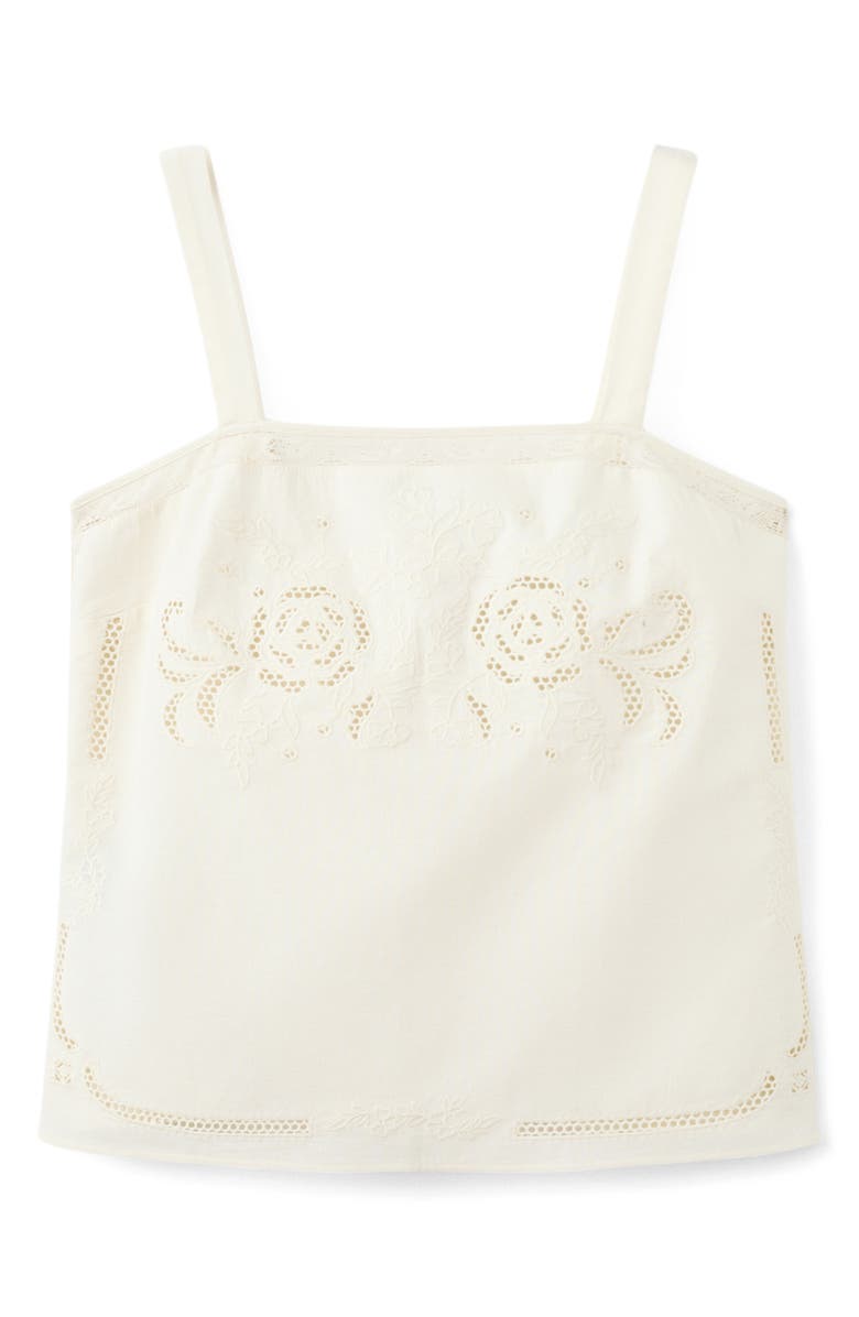 MANGO Embroidered Tank, Alternate, color,