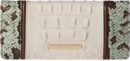 Brahmin 'Ady' Croc Embossed Continental Wallet