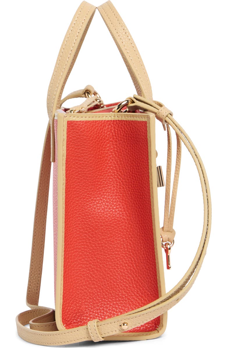Marc Jacobs Bicolor Border Bold Grind Mini Grind Tote, Alternate, color, Sunset Multi