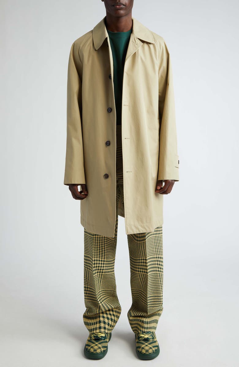 Burberry Water Resistance Gabardine Car Coat, Alternate, color, 