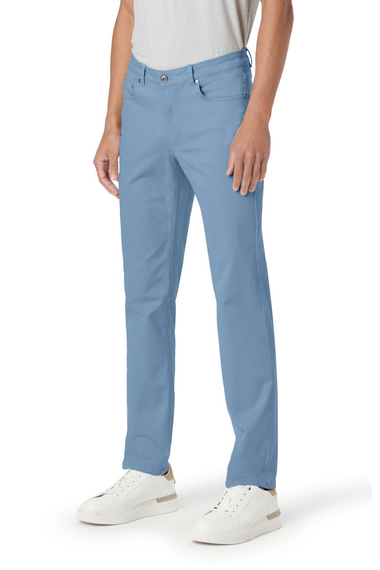 Preston Straight Leg Five Pocket Pants, Main, color, AIR BLUE