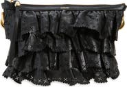 Burberry Mini Ruffle Leather Bag