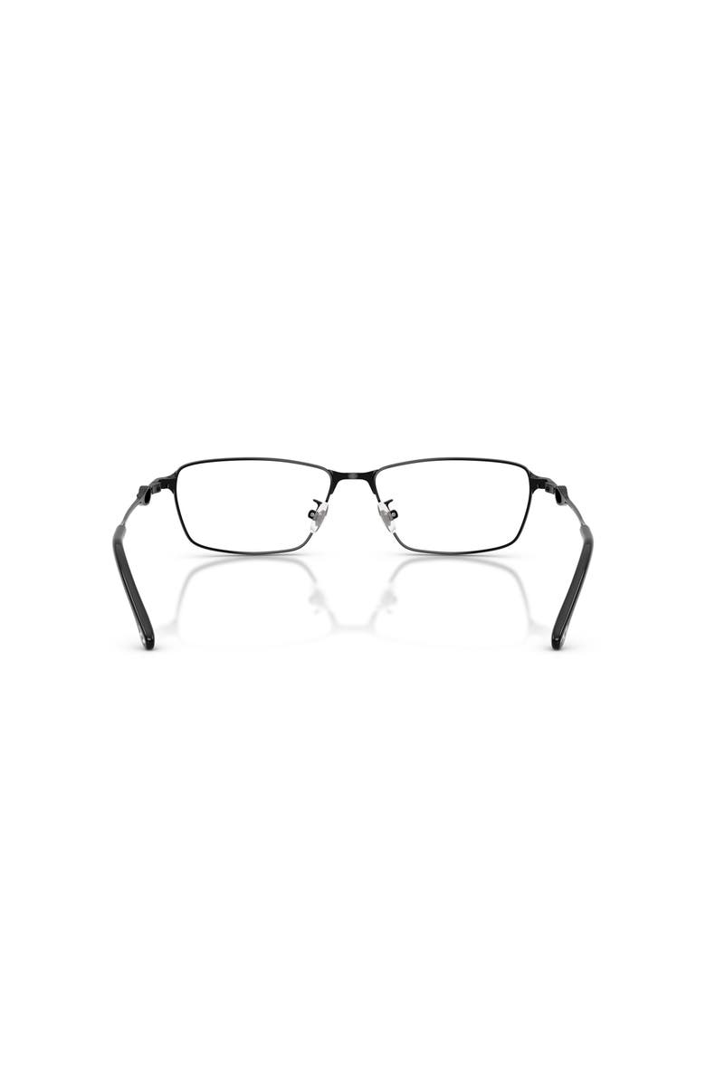 DIESEL<sup>®</sup> 56mm Rectangle optical glasses, Alternate, color, Black