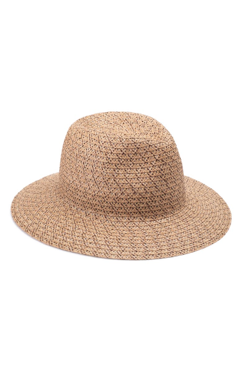Eugenia Kim Courtney Straw Fedora, Main, color, Camel/Brown