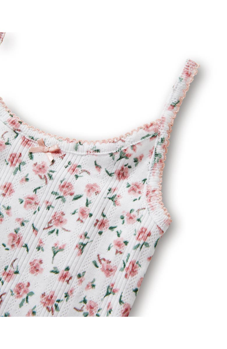 Petite Plume Kids' 2-Pack Assorted Pima Cotton Pointelle Camisoles, Alternate, color, Pink