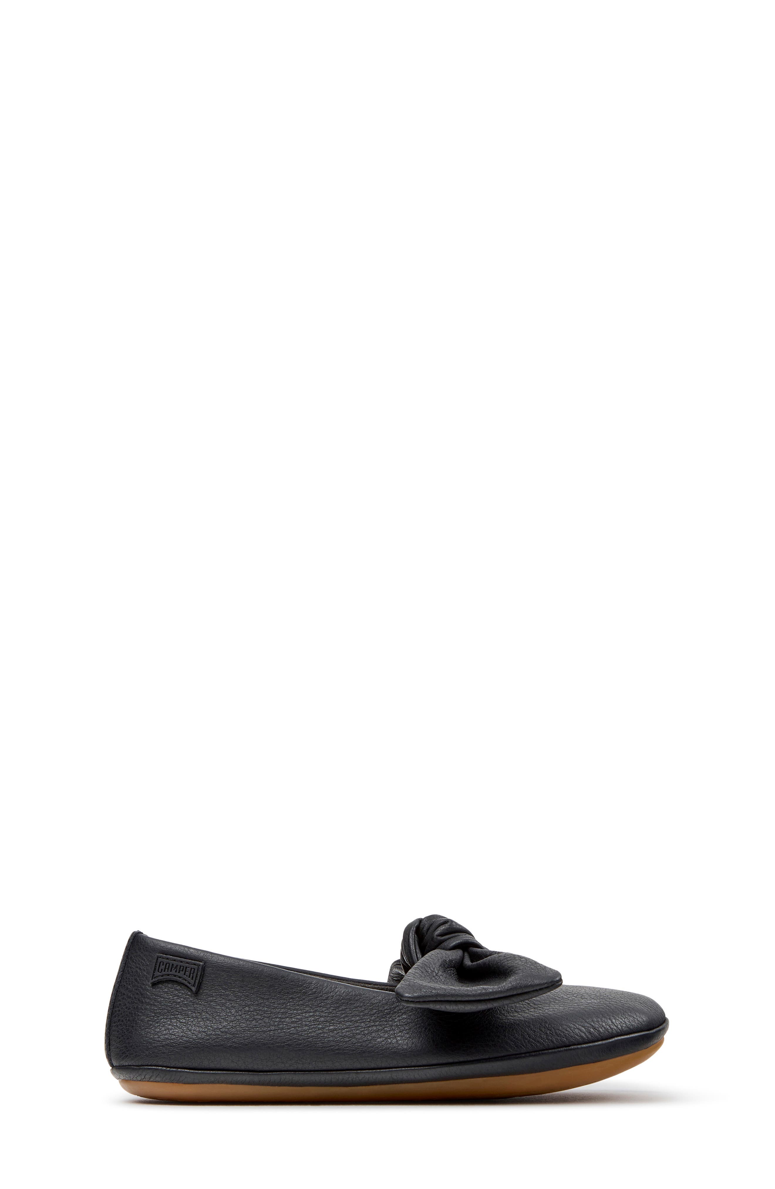 Kids' Right Ballerina Flat, Alternate, color, BLACK
