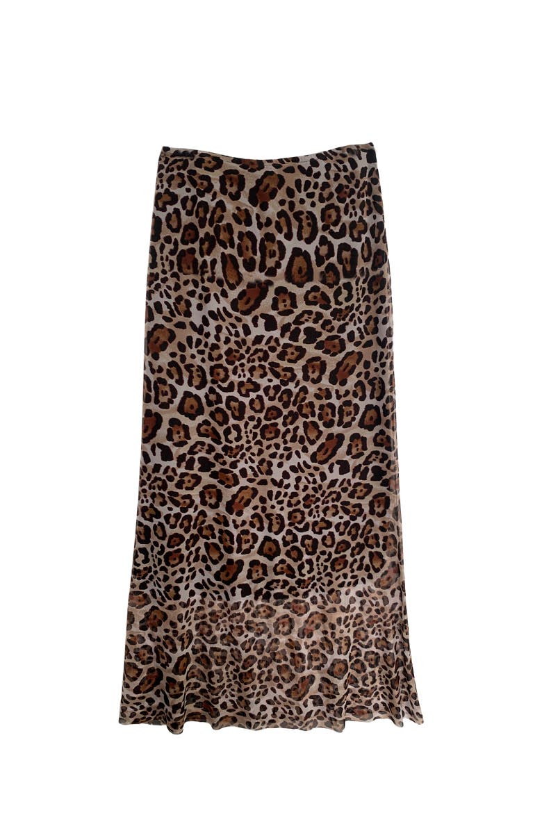 BAACAL Mesh Maxi Slip Skirt, Main, color, 