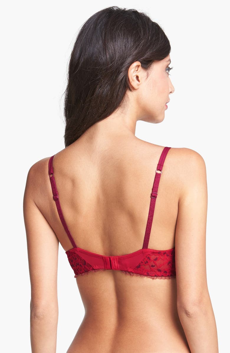 DKNY 'Perfect' Underwire Push-Up Demi Bra, Alternate, color, 
