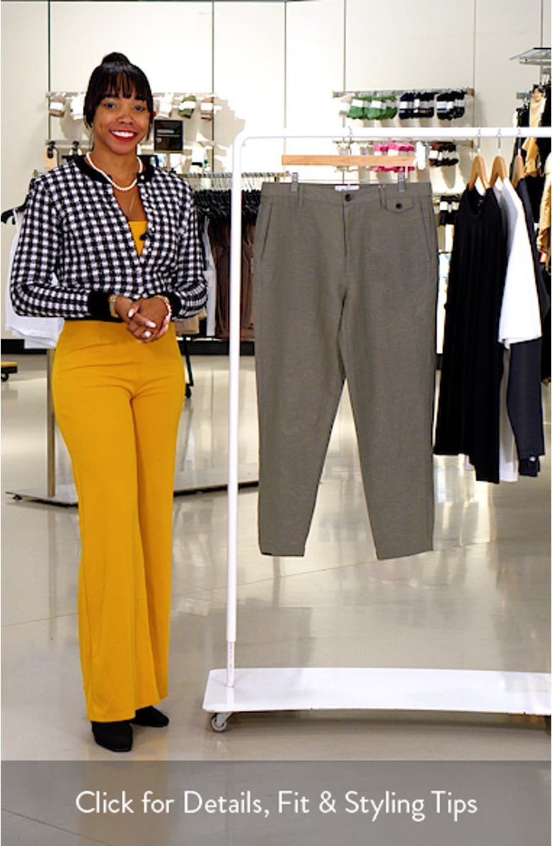 Linen & Cotton Tapered Pants, sales video thumbnail