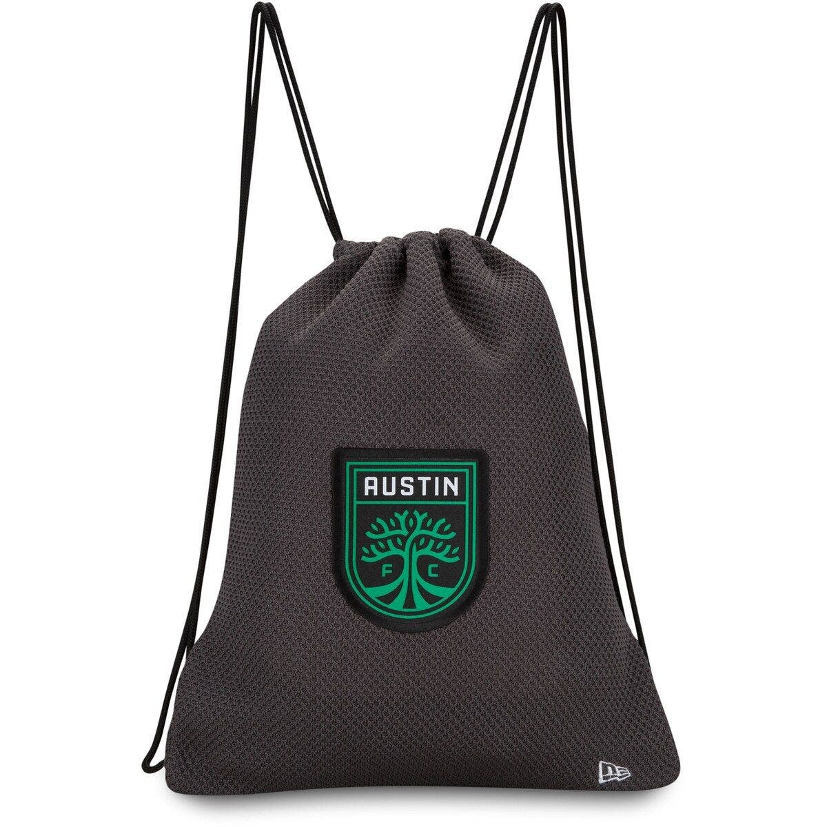 New Era Black Austin FC Kick Off Gym Sack, Main, color, 