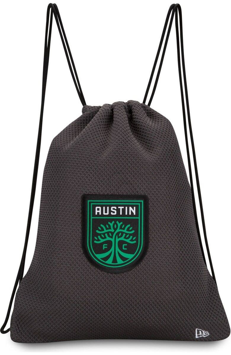 New Era Black Austin FC Kick Off Gym Sack, Main, color,